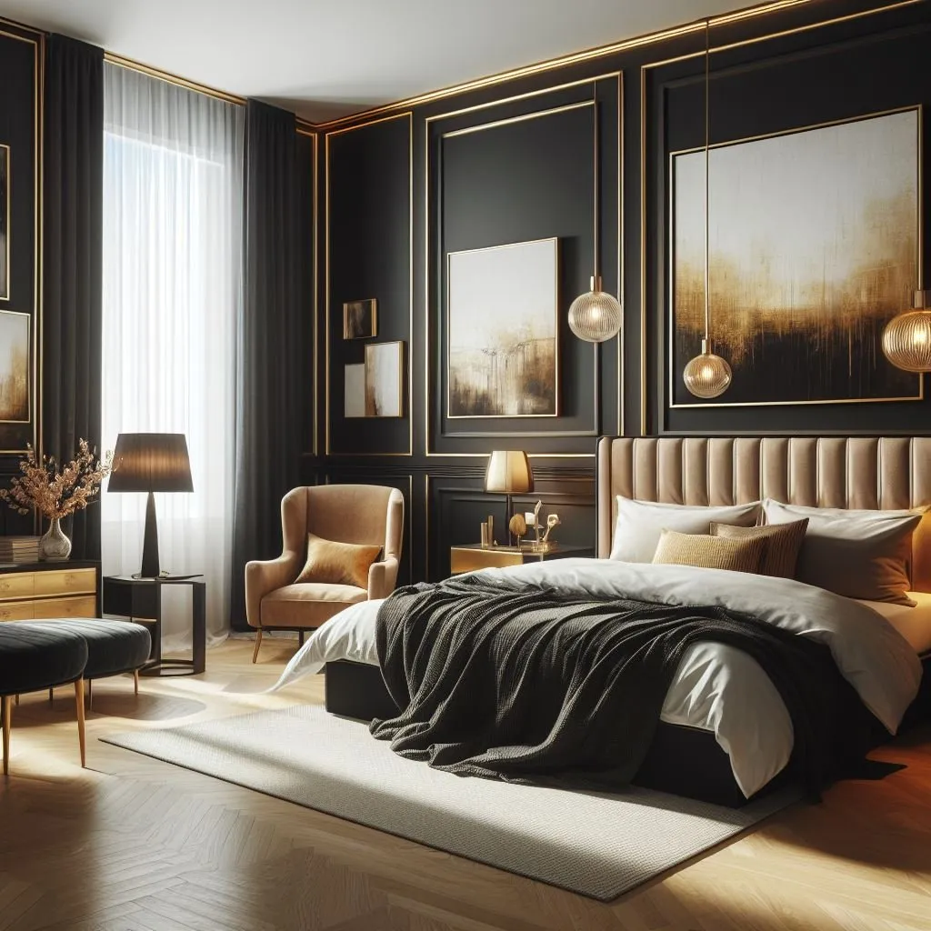 Black and Gold Home Decor Ideas