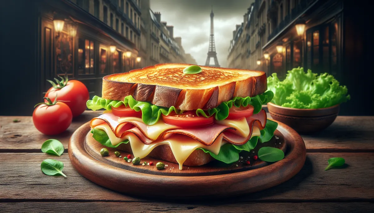 Classic French Croque Monsieur Sandwich