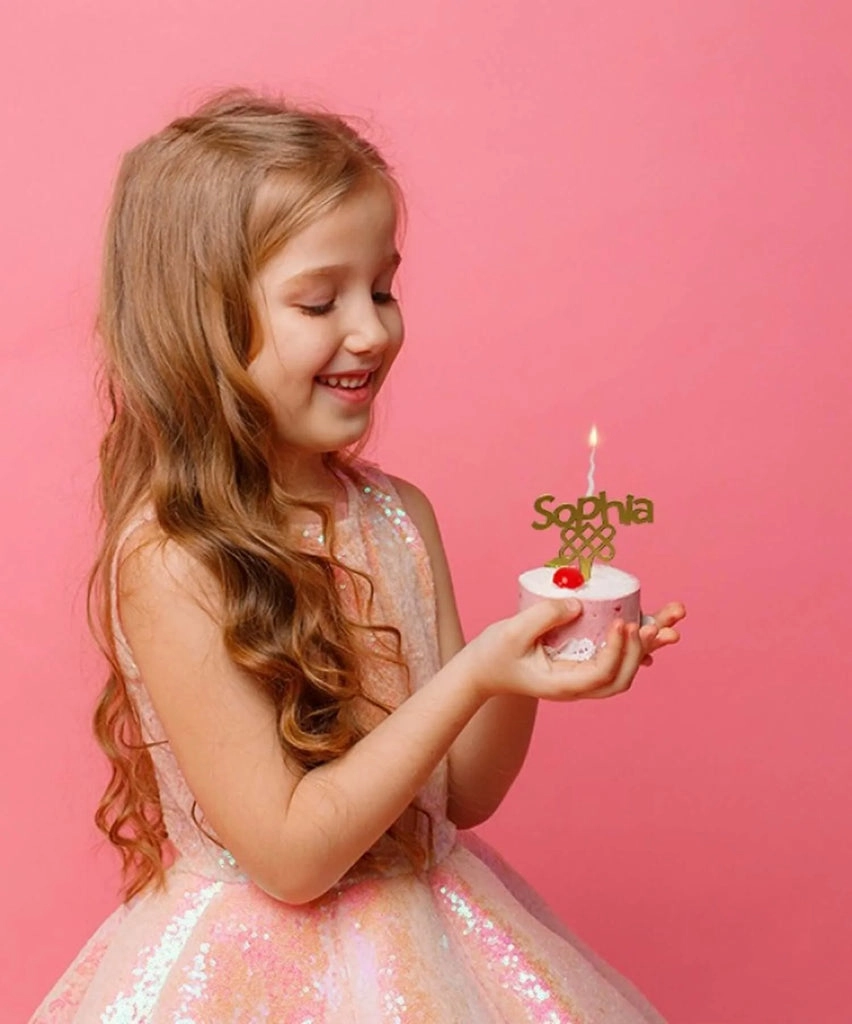Custom Birthday Gifts Illustration Candles