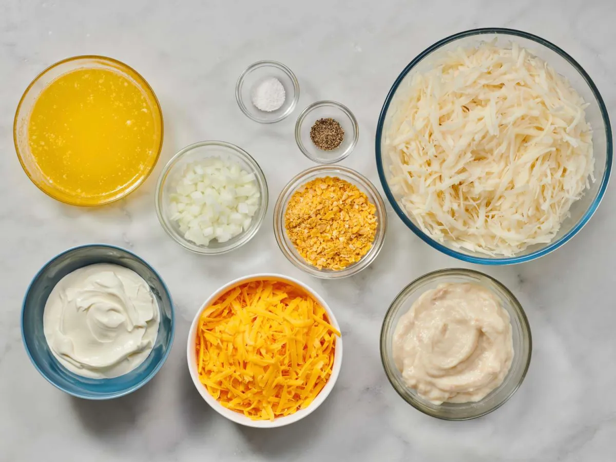 Hash Browns Casserole Recipe Steps
