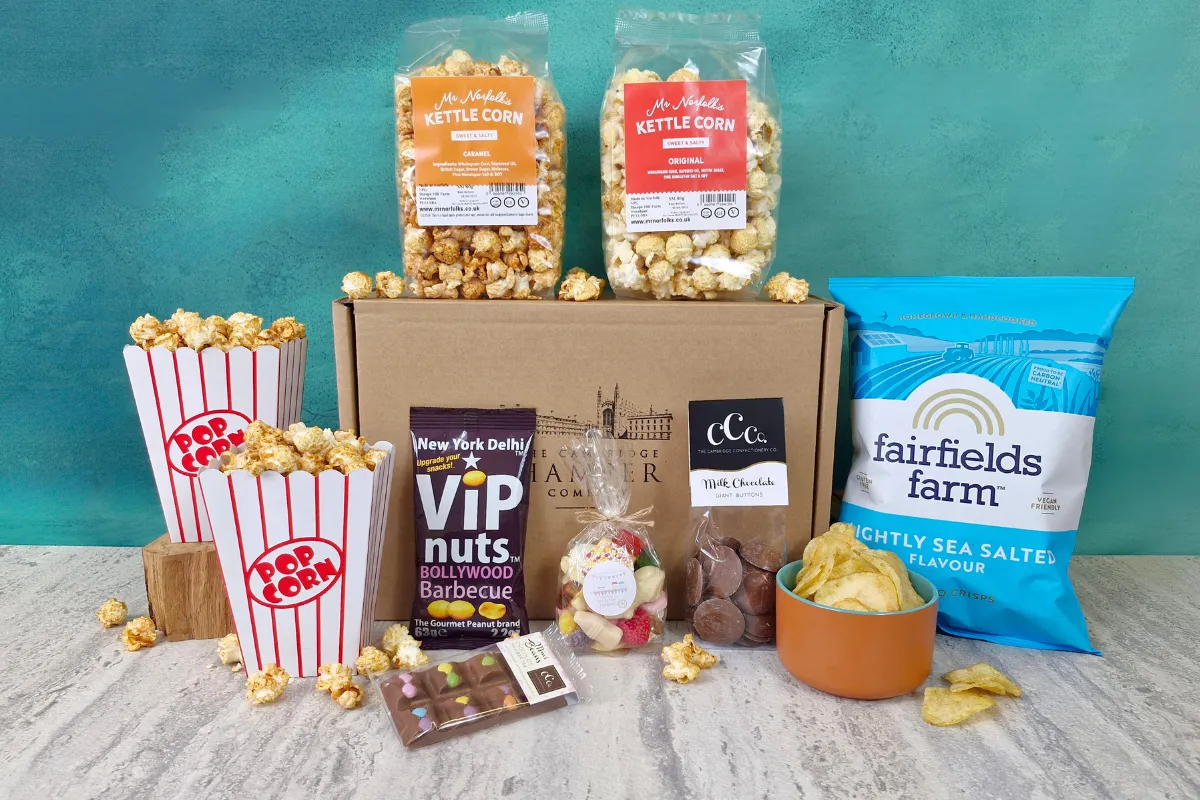 Movie Night Gift Hamper with Snacks