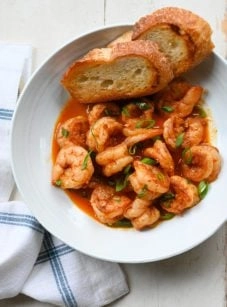 New Orleans Shrimp and Grits Ingredients