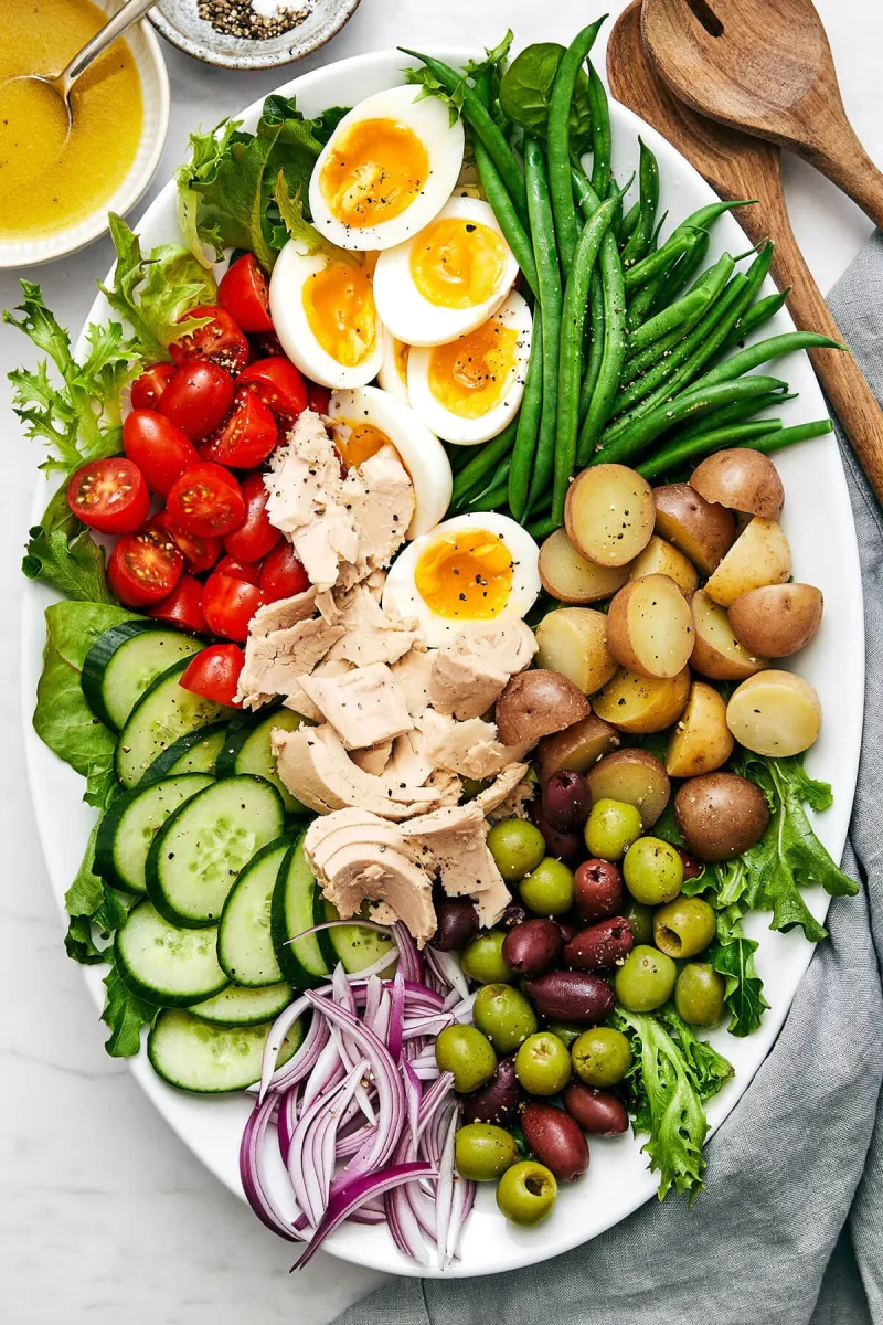 Niçoise Salad Recipe Fresh Ingredients