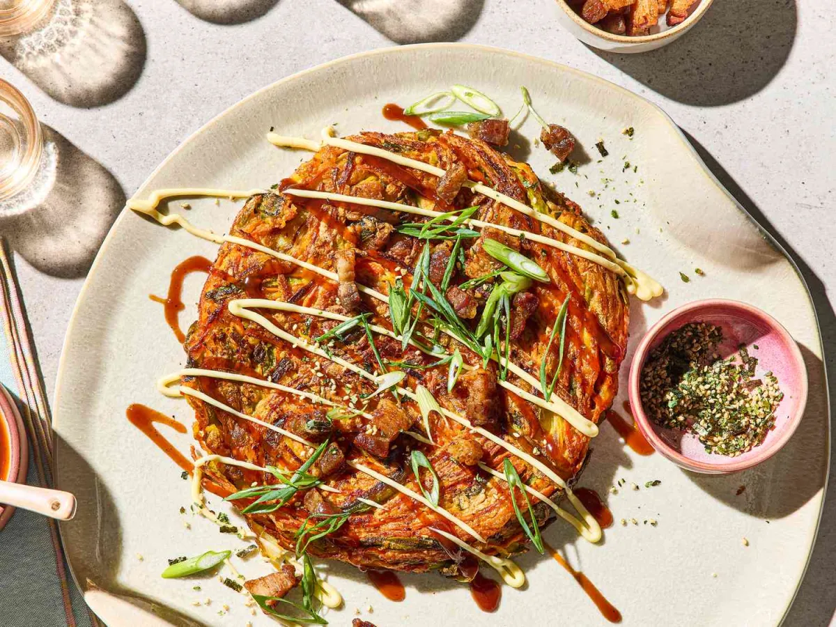 Okonomiyaki Savory Japanese Pancake Recipe