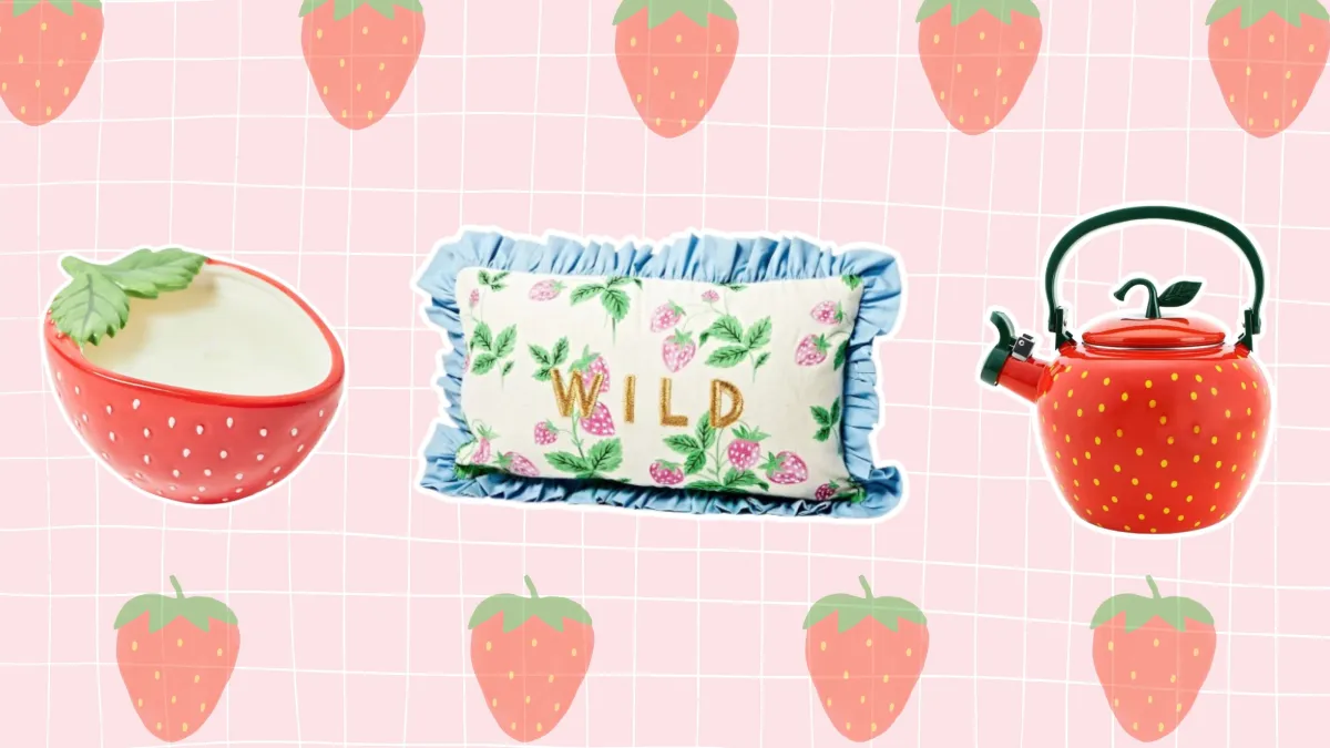 Strawberry Theme Home Decor Collection