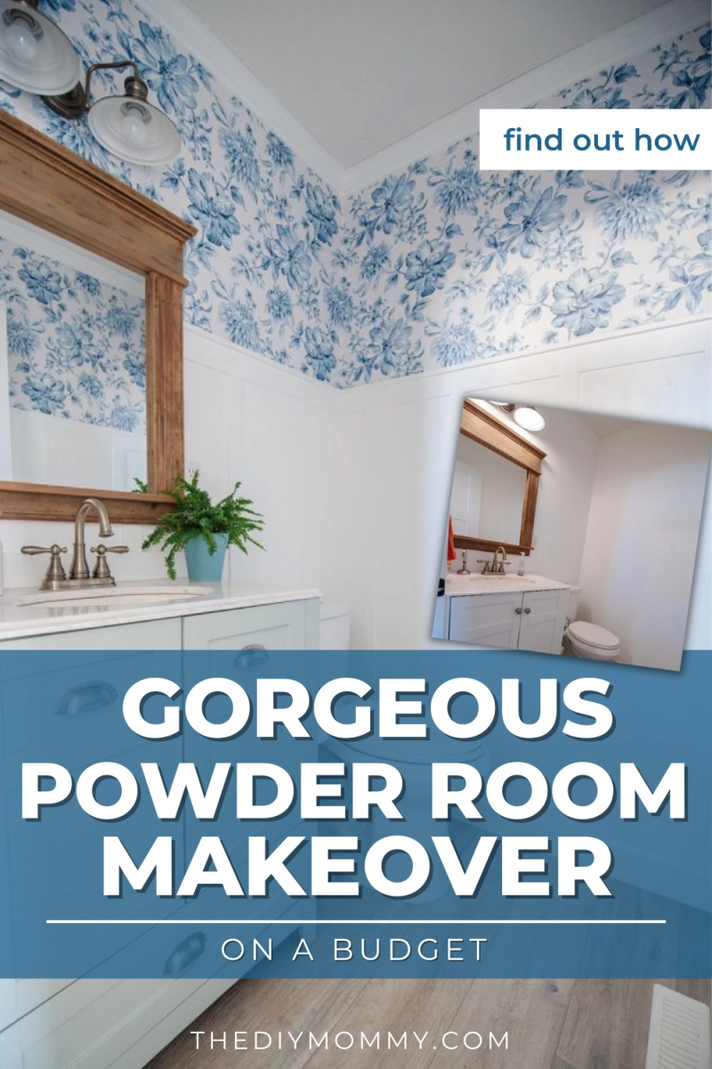 budget powder room makeover ideas
